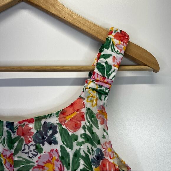 Vince Camuto chiffon floral sleeveless top - XS - Picture 8 of 12